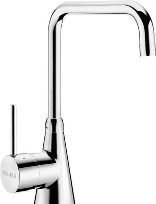 Produktbild von Delabie Stand Mischbatterie 1-Lochbrg. 60 l/min, Schwenkauslauf H.255