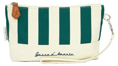 Produktbild von Gassa d'Amante Clutch Alassio mit Schlaufe fürs Handgelenk Grün One Size