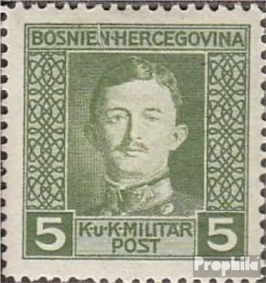 Produktbild von Briefmarken Österr.-Bosnien-Herzeg. 1917 Mi 125 postfrisch Karl I.