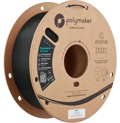 Zdjęcie produktu dla Polymaker HT-PLA Black 1,75 mm 1 kg
