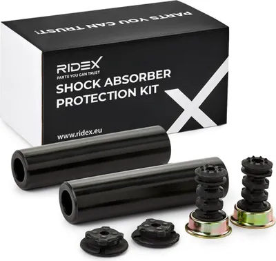 Produktbild von RIDEX 919D0165 Staubschutzsatz Stoßdämpfer Hinten für NISSAN Qashqai II (J11, J11) für TOYOTA Yaris Schrägheck (P1)