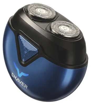 Image de Verk 27803 : Mini rasoir électrique avec écran LED, port USB-C, couleur bleue