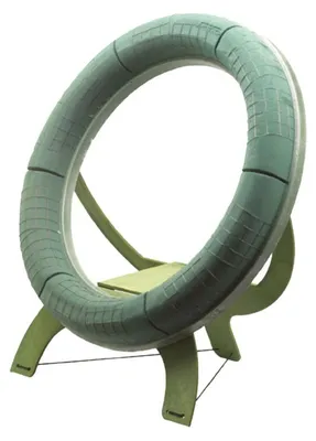 Produktbild von OASIS® ECObase® Urnen Kranz - 9 x 72 cm Ø