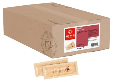 Produktbild von Van Oordt Stroop 200 x 20g Sachets – 4kg Sweet Syrup Portions for Food & Drinks