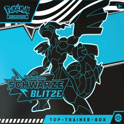 The image shows the packaging for a Pokemon Trading Card Game Top Trainer Box.