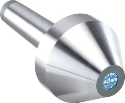 Produktbild von Röhm Mitlaufender Zentrierkegel, Aufnahme MK 4, Größe 173a, stumpf, 60° - 044023
