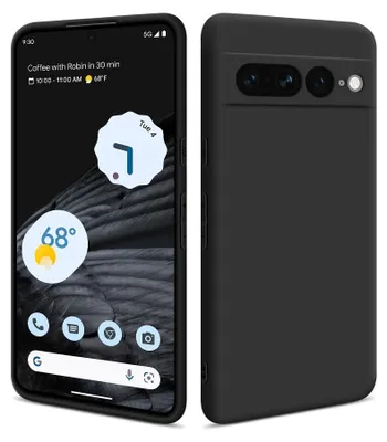 Imagen del producto de Funda de silicona delgada, compatible con Google Pixel 7 Pro, color , funda protectora para smartphone