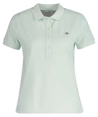 Productafbeelding van GANT Slim Fit Polo met korte mouwen en pique-stof