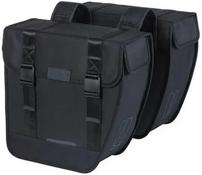Productafbeelding van Dubbele fietstas 28 liter - Zwart