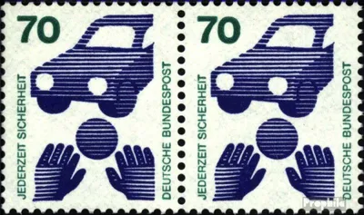 Produktbild von Briefmarken BRD (BR.Deutschland) 1973 Mi 773wP waagerechtes Paar (kompl.Ausg.) postfrisch Unfallverhütung