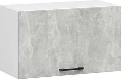 Produktbild von Akord Küchenmöbel Oliwia Unterschrank Weiß/Betonoptik 60X30X29 Cm
