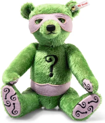 Produktbild von Steiff Plüsch Batman The Riddler Teddybär khaki 30 cm Kuscheltier