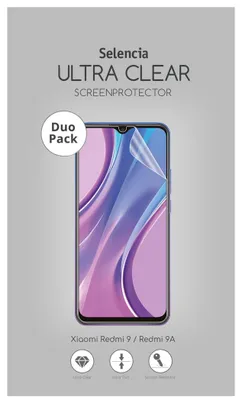 Productafbeelding van Selencia Duo Pack Ultra Clear Screenprotector voor de Xiaomi Redmi 9A