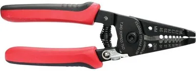 Obrázek produktu pro Elektrické nářadí – odizolovač vodičů – ergonomická rukojeť – 10–20 AWG – červený