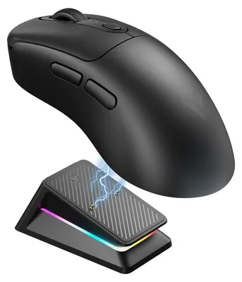 Produktbild von Kabellose Gaming-Maus mit RGB Magnetische Ladestation VT3SE PLUS Schwarz