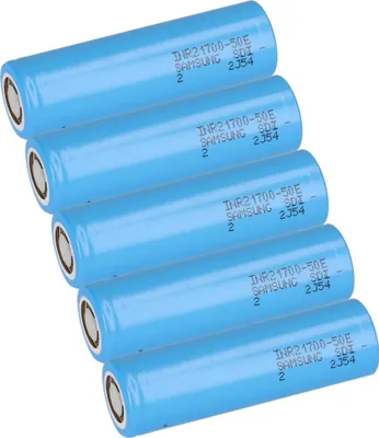 Produktbild von 5x Samsung INR 21700 - 50E 3,6V 5000mAh 10A Li-Ion Akku