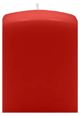 Produktbild von Quader Kerzen Weihnachtsrot Erdbeere 10 x Ø 7/7 cm, 8 Stück