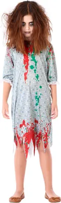 Obrázek produktu pro Zombie dětský kostým pro Halloween zeleno-červený