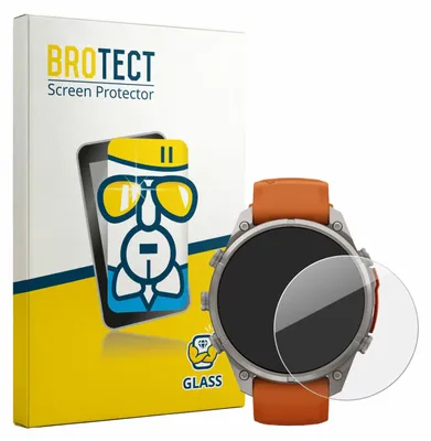 Produktbild von BROTECT Schutzglas für Garmin Fenix 9 Pro (47 mm) Displayschutz 9H Glas klar transparent