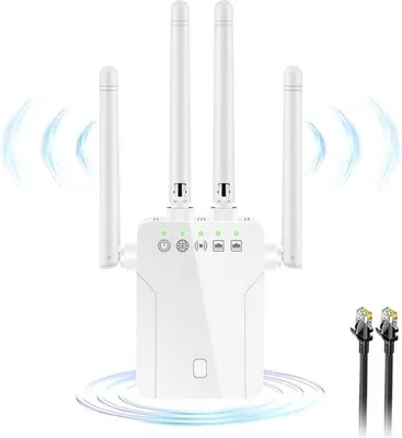 Obrázok produktu pre Funkcia dvojpásmového Wi-Fi opakovača so 4 anténami a 2 LAN portmi