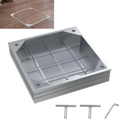 Imagen del producto de Solidchoice - Rejilla de ventilación de 40 x 40 cm, fabricada en aluminio