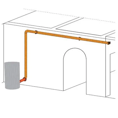 Produktbild von ITC / Edilkamin Kit 12 BIS Warmluftverteilung