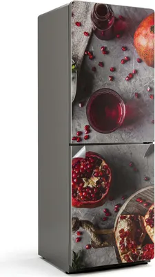 Produktbild von Geometrisches Mandala-Muster – Kühlschrank Aufkleber – Klebefolie Kühlschrank – Kühlschrank Dekor – Kühlschrankfolie selbstklebend – Küchen Dekoration – 70x190 cm