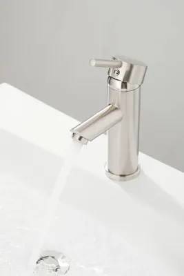 Produktbild von WEBO Atlanta Wastafelkraan Laag Model RVS Einhebel Opbouw Badarmatur