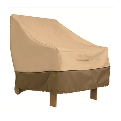 Produktbild von Outdoors Schutzhülle für Gartenstühle Wasserdicht UV Beständig Robust Plane für Tiefer Sitz Stühle,85*80*91.5cm,Beige und Braun