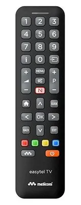 Zdjęcie produktu dla Meliconi 808062, TV, Naciśnij przyciski, Czarny