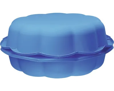 Zdjęcie produktu dla Muszla piaskowa Muszla wodna niebieska 2-częściowa 94 x 91,5 x 21 cm