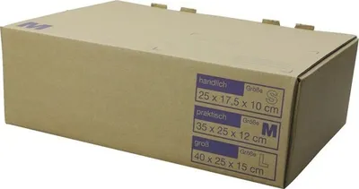 Produktbild von Cargo Point Versandkarton 250 x 120 x 350 mm Wellpappe 9,2 l bis 25 kg