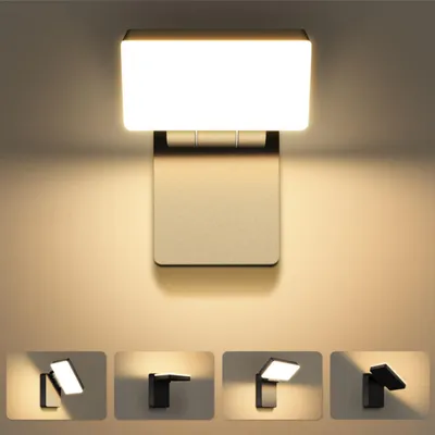 Obrázek produktu pro Venkovní LED lampa Kingwen 40 W, 3000 K, IP65, černá, otočná o 360°, skládací