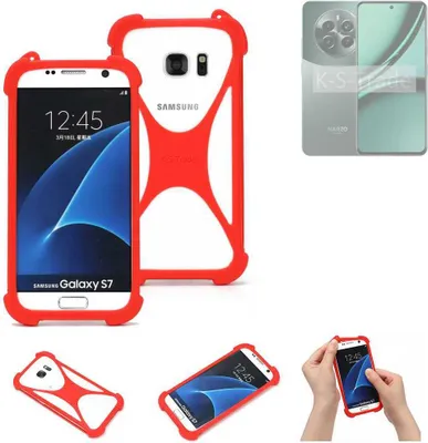 Produktbild von K-S-Trade Handy-Hülle kompatibel mit Realme Narzo 70 Pro 5G Schutz-Hülle Bumper Silikon Schutz Hülle Cover Case Silikoncase Silikonbumper TPU