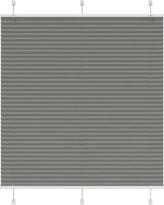 Produktbild von vidaXL Plissee Anthrazit 120x100 cm Stoffbreite 119,4 cm Polyester