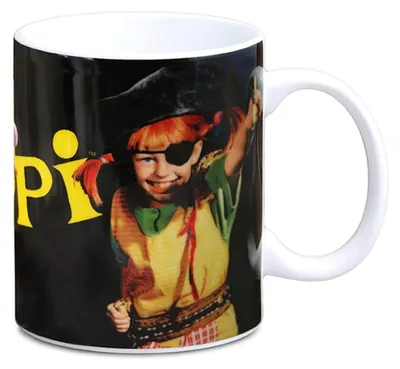 Obrázok produktu pre Pipi Dlhoveská – porcelánový hrnček – 300 ml, v darčekovej krabičke