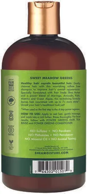 Produktbild von Shea Moisture Moringa & Avocado Power Greens Shampoo 13oz