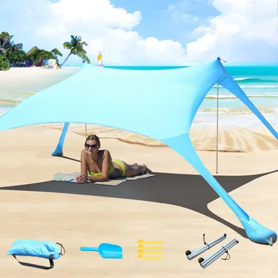 Produktbild von Strandzelt UPF50+ - Wasserdicht - Verstellbar - 213 x 213 cm