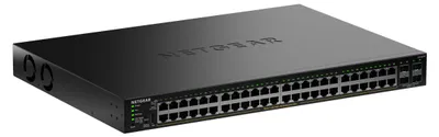 Obrázek produktu pro NETGEAR GS348TPv2, Řízený, L2/L3, Gigabit Ethernet (10/100/1000), Podpora napájení po Ethernetu (PoE), Instalace do racku, 1U
