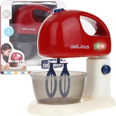 Image de Robot de cuisine Mixeur à main pour enfants Appareils ménagers Cuisine Lumière Son Bols