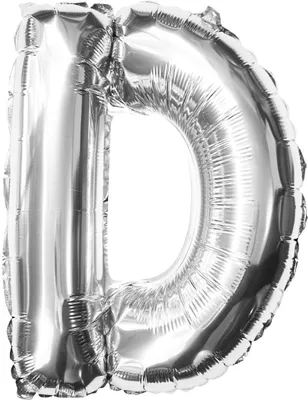 Produktbild von Oblique Unique Folien Luftballon Buchstabe D Geburtstag Silber Hochzeit Party Deko Ballon - silber