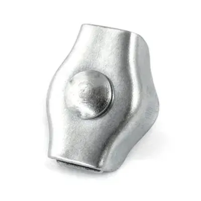 Produktbild von SEILKLEMMEN SIMPLEX verzinkt  2mm  10 Stück    Klemme Drahtseilklemme Seilklemme