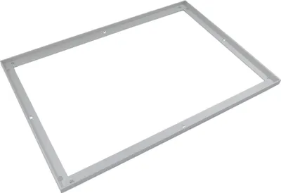 A rectangular metal frame with mounting holes.