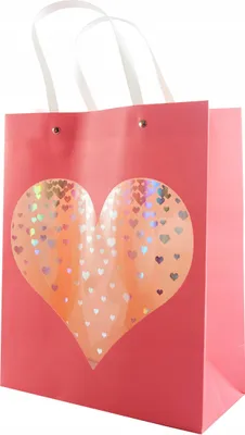 Zdjęcie produktu dla Torebka Prezentowa Serce 26X32Cm Różne Kolory