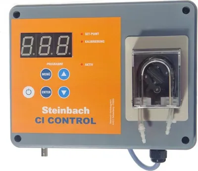 Produktbild von INTEX Poolzubehör - automatische Chlor Dosieranlage, Farbe: orange/grau; 18260