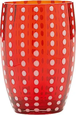 Produktbild von ZAFFERANO Perle Set 6 Gläser Tumbler Rot