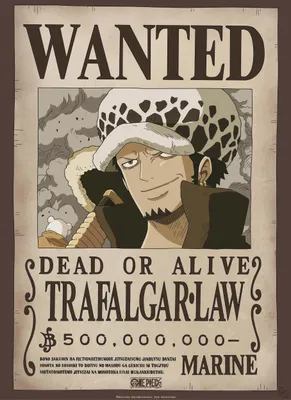Produktbild von Poster One Piece Wanted Law 38x52cm