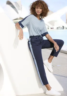 Produktbild von VIVANCE Schlupfhose marine-blau Größe 38