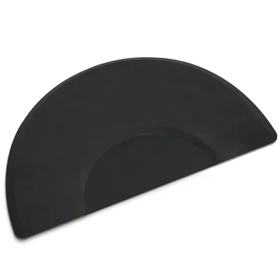 Produktbild von Anti-Ermüdungsmatte , Ergonomische Bodenmatte, 91X137 CM Halbkreis 2 CM Dicke, M122L (Schwarz)