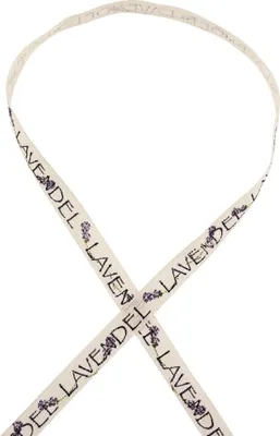 Produktbild von Geschenkband mit Lavendelmotiv für Dekoration und Bastelideen